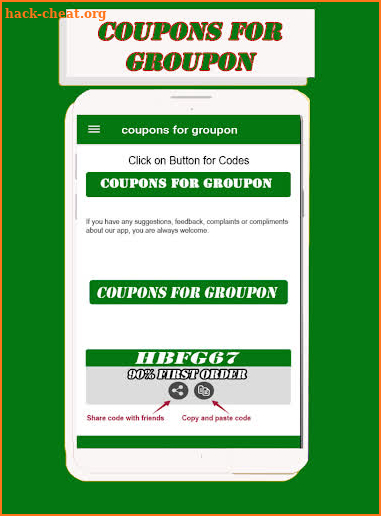 Coupons For Groupon & Deals Discounts screenshot