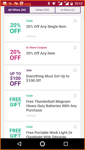 Coupons for Harbor Freight Tools and more screenshot