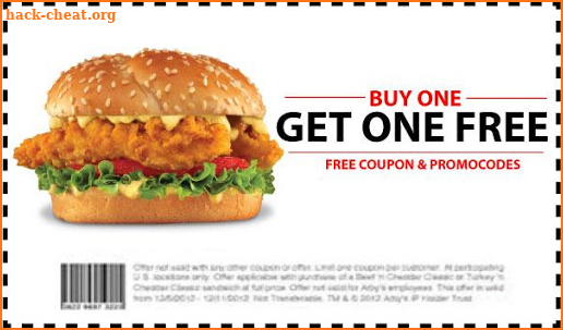 Coupons for Hardee’s screenshot
