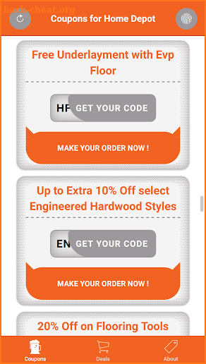 Coupons for Home Depot - Home improvement products screenshot