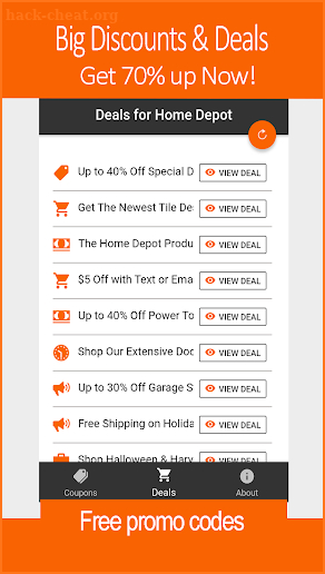Coupons for Home Depot – Hot Sales 🔥🔥 screenshot