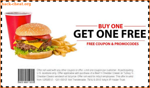 Coupons for Jack in the Box screenshot