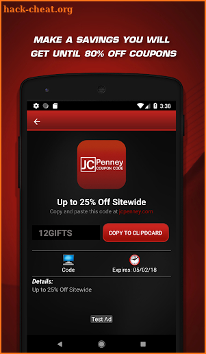 Coupons For JCPenney screenshot