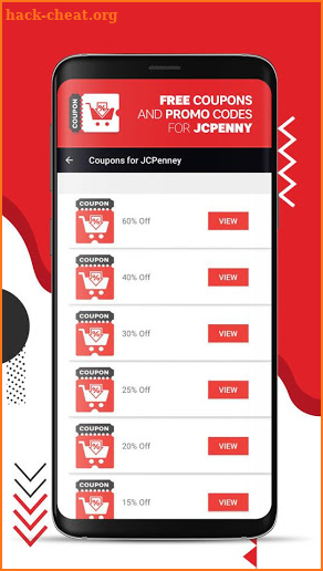 Coupons for JCPenney Discounts Promo Codes screenshot