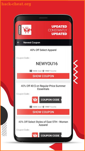 Coupons for JCPenney Discounts Promo Codes screenshot