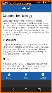 Coupons For Newegg screenshot
