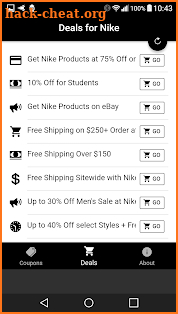 Coupons for Nike screenshot