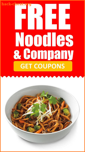 Coupons for Noodles & Company screenshot