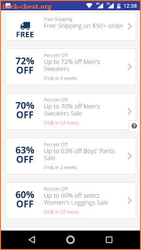 Coupons for Old Navy screenshot