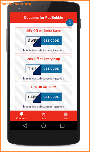 Coupons for RedBubble screenshot