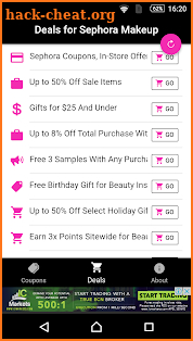 Coupons for Sephora screenshot