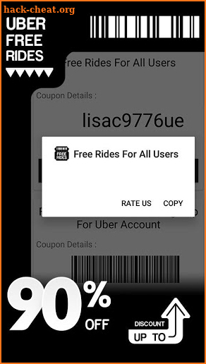 Coupons for Uber 🚖 Free Rides screenshot