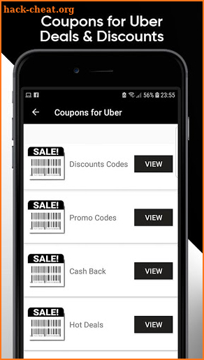 Coupons for Uber Free Rides and Discounts screenshot