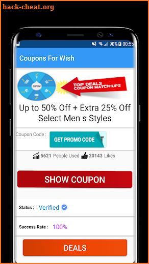 coupons for Wish Deals 2018 screenshot