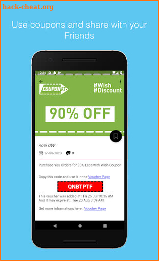 Coupons for Wish discount promo codes by Couponat screenshot