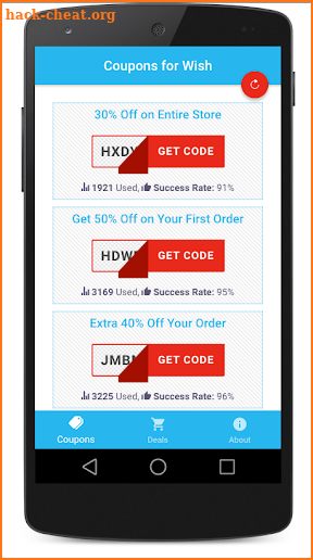 Coupons for Wish Free Gifts screenshot