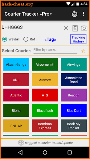 Courier Tracker »Pro« screenshot