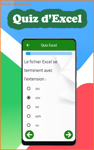 Cours Quiz Excel screenshot