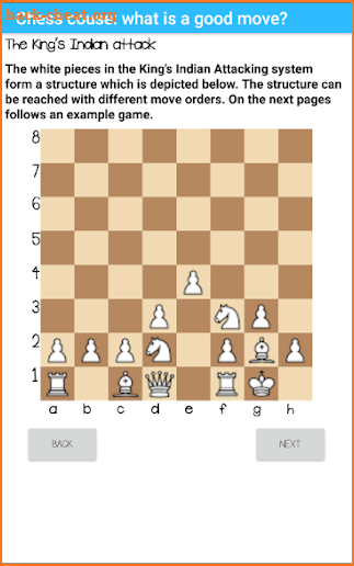 Course: find good chess opening moves (part 1) screenshot