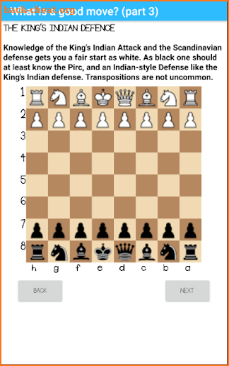 Course: find good chess opening moves (part 3) screenshot