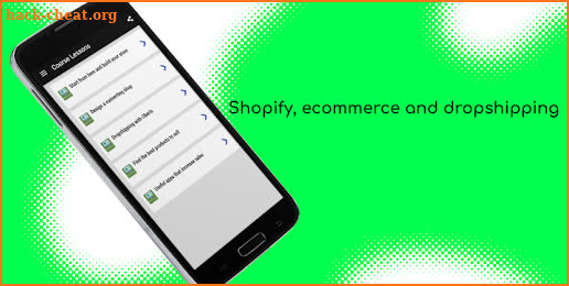 Course for Shopify - ecommerce & dropshipping site screenshot