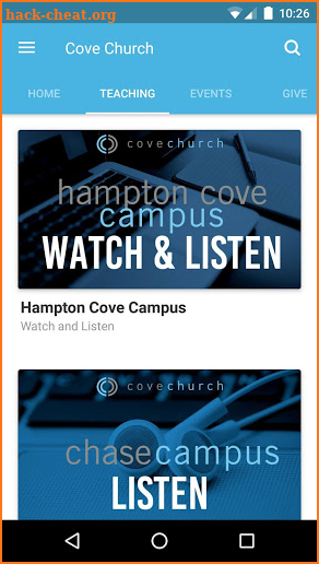 Cove Church screenshot