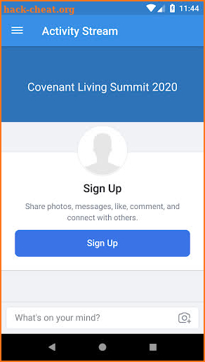 Covenant Living Summit 2020 screenshot