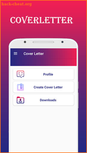 Cover Letter maker for Resume screenshot