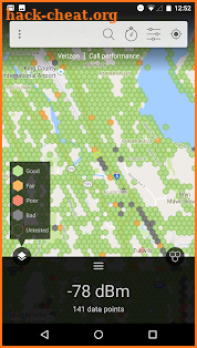Coverage Map screenshot