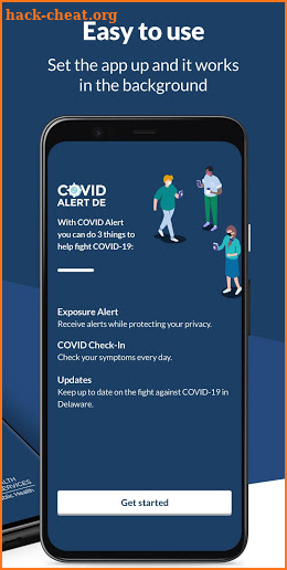 Covid Alert DE screenshot