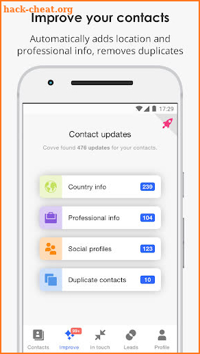 Covve: Ultimate address book screenshot