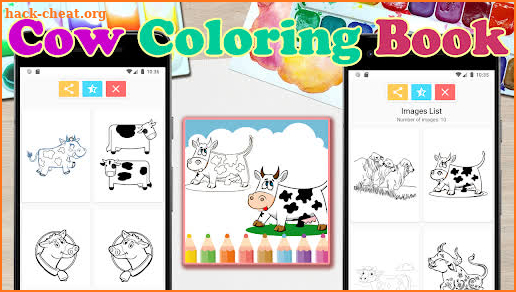 Cow Coloring Book screenshot