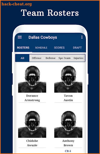 Cowboys - Football Live Score & Schedule screenshot