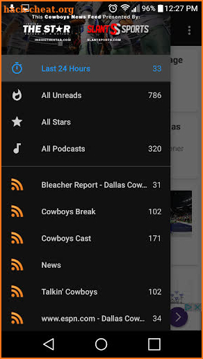 Cowboys News Feed SS screenshot