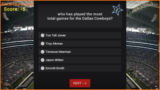 Cowboys QuizGame screenshot