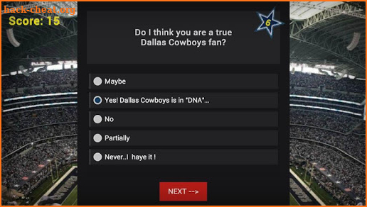 Cowboys QuizGame screenshot
