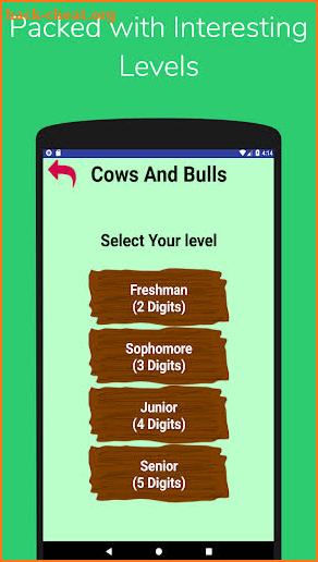 Cows and Bulls screenshot