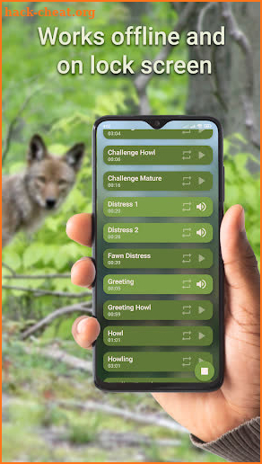 Coyote hunting calls screenshot