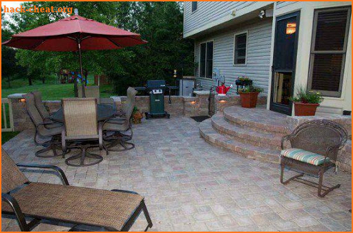 Cozy home patio lay out screenshot
