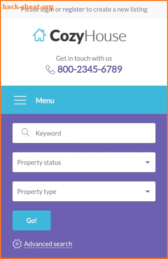 CozyHouse - Property Search & Real Estate App screenshot