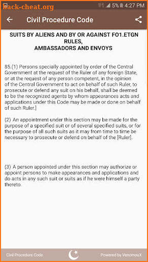 CPC - Civil Procedure Code screenshot