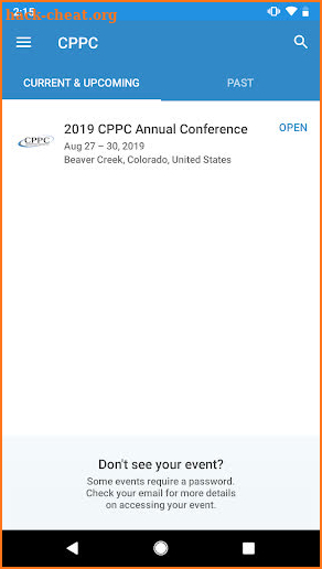 CPPC Conference screenshot