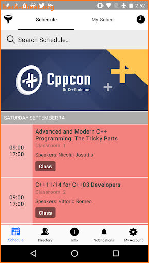 CppCon2019 screenshot