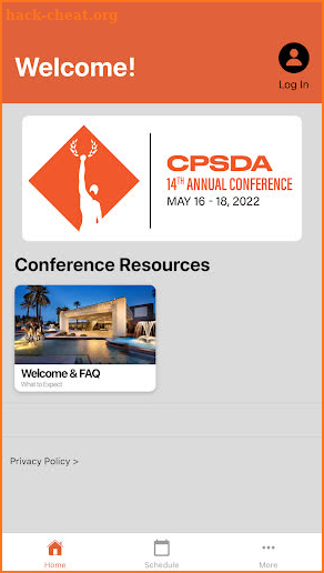 CPSDA Annual Conference screenshot