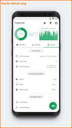 CPU Monitor - temperature, usage, performance screenshot