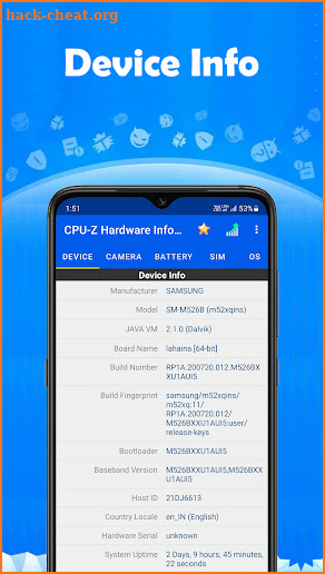 CPU-Z Hardware Info Pro screenshot