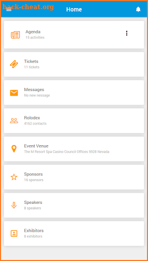 CR Events screenshot