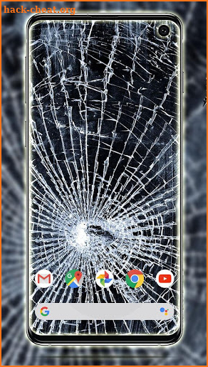 Cracked Screen Wallpaper | Prank Background screenshot