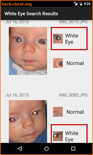 CRADLE White Eye Detector screenshot