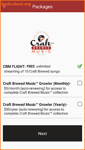 Craft Brewed Music™ screenshot